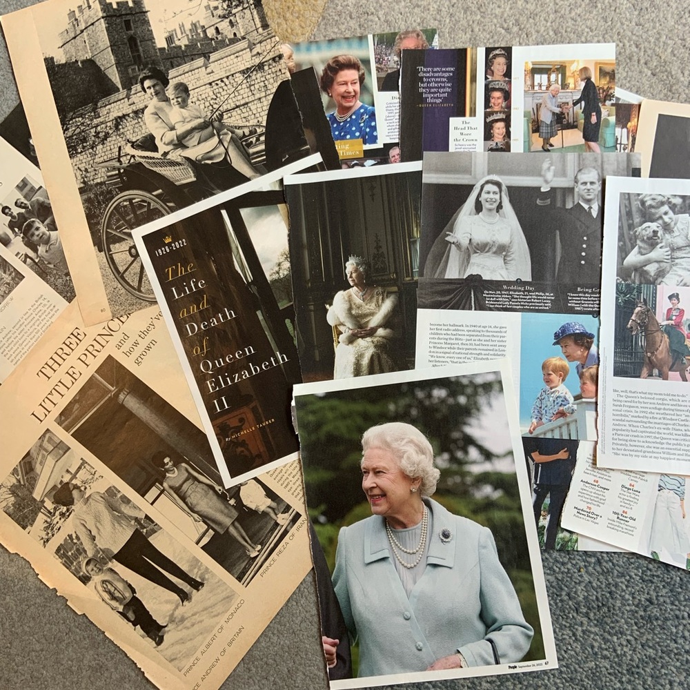 Ephemera Queen Elizabeth and Other Royals